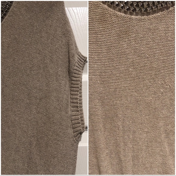 LOVE MOSCHINO: Embellished Short/S Sweater Sz; L - Picture 3 of 6